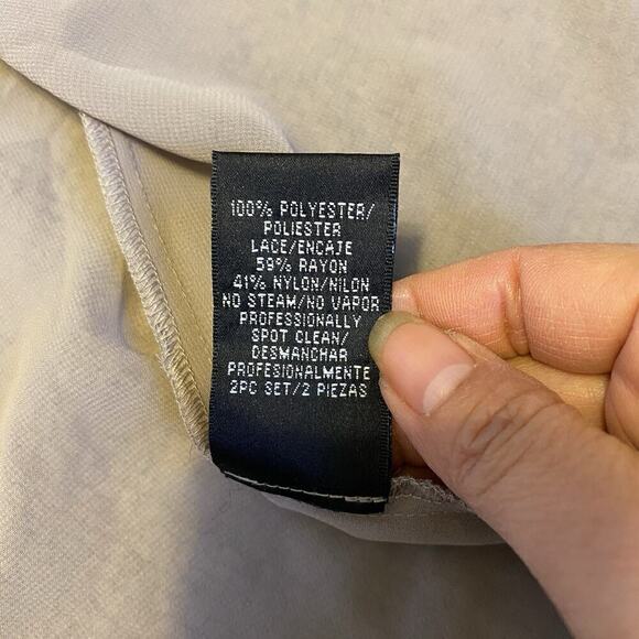 Y2K Silky Open Kimono Cardigan Jacket Sheer Sequin Women Sz 8 Formal Boho Light - Picture 7 of 9